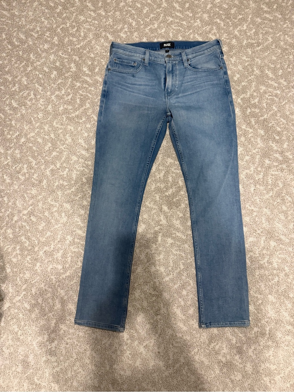 PAIGE Men Slim Straight Jeans - Medium Blue Wash